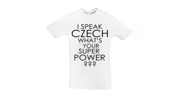 Potisk trička speak czech