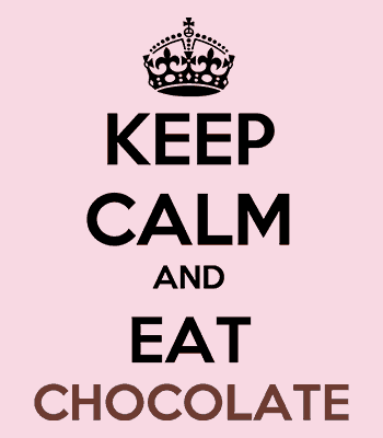 keep calm eat chocolate
