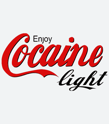 tričko enjoy cocaine light