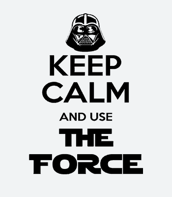 Keep calm Darth Vader triko