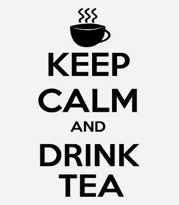 Keep calm drink tea