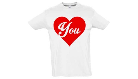tričko na valentýna you